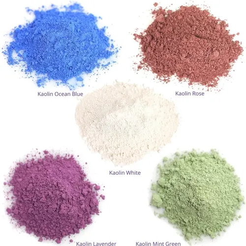Arcilla Kaolin Cosmética Clearlee 5 Colores 100% Natural