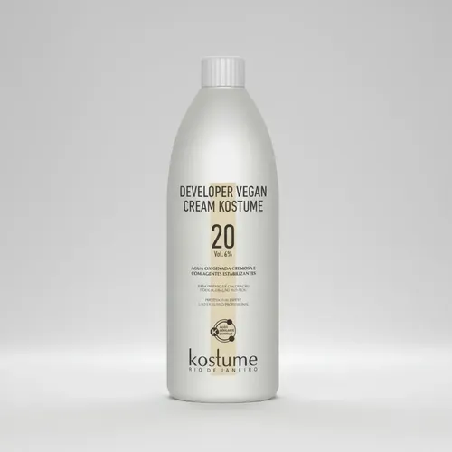 Agua Oxig 20v Kostume Vegano 900ml Desarrollador Sin Toner