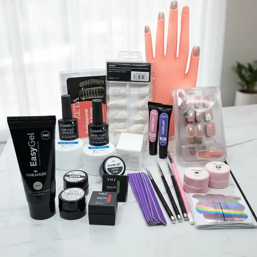 Kit  Hacer Uñas En Gel Uv Led + Mano Practica