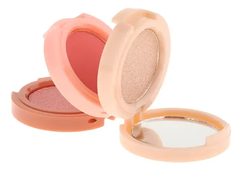Paleta De Maquillaje Facial De 3 X 2 Coloretes, Ligera E Imp
