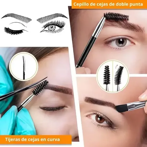 Set Profesional De 6 Pinzas Para Cejas