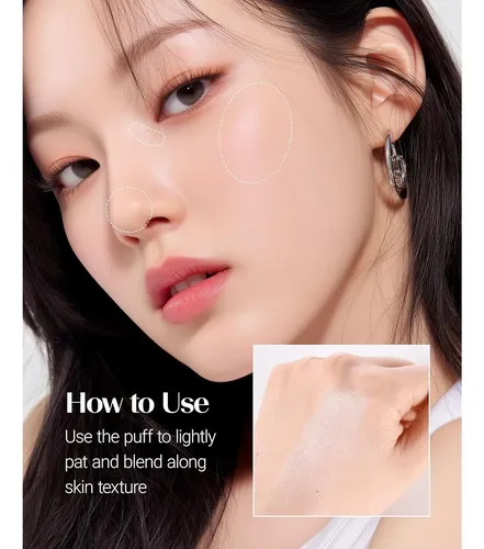 Polvo Compacto Iluminador Con Perlas Coreano Marca