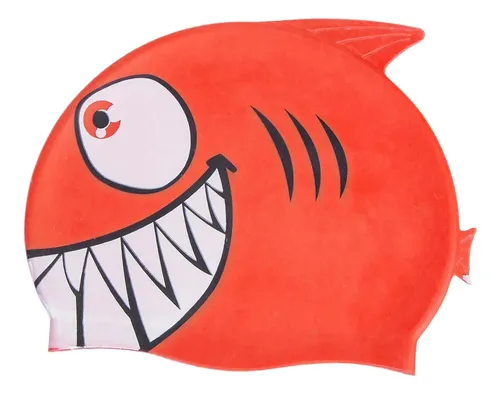 Gorro De Baño Protector, Suave, Para Niños, Corto Y Rojo