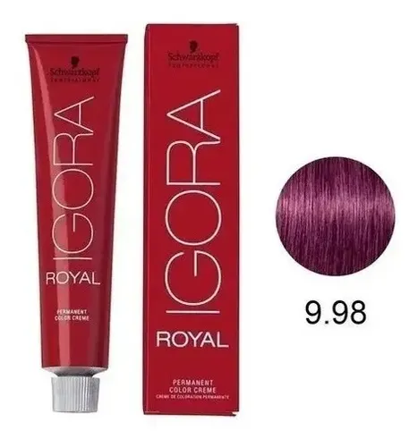 Tintura Schwarzkopf Professional Igora royal Reds tono 9-98 para cabello