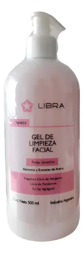 3 Gel De Limpieza Facial Piel Sensible 500gr Libra Cosmetica
