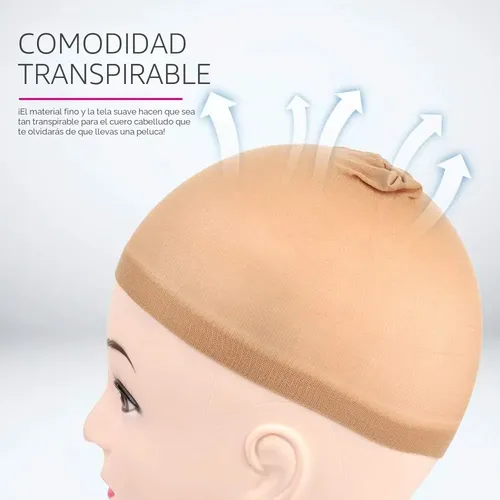 Red Redecilla Pelucas X2 Tono Natural Fijación De Cabello