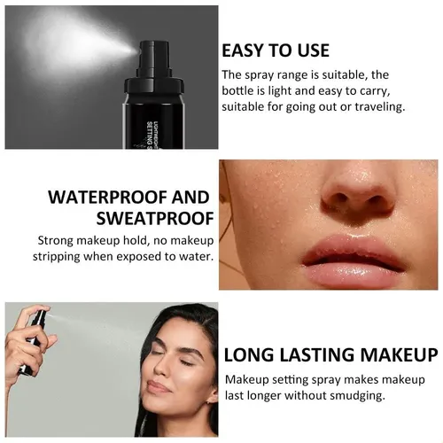 Spray Fijador Hidratante Kaely 2 En 1 Para Rostro, Imprimado
