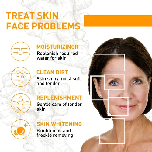 Crema Facial De Cúrcuma – Crema Facial Hidratante Reductora