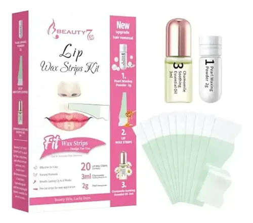 Tiras De Cera Para Labios Beauty7, Tiras De Cera Facial, Dep