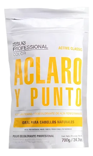Issue Polvo Decolorante Aclaro Y Punto Pelo Natural X 700gr