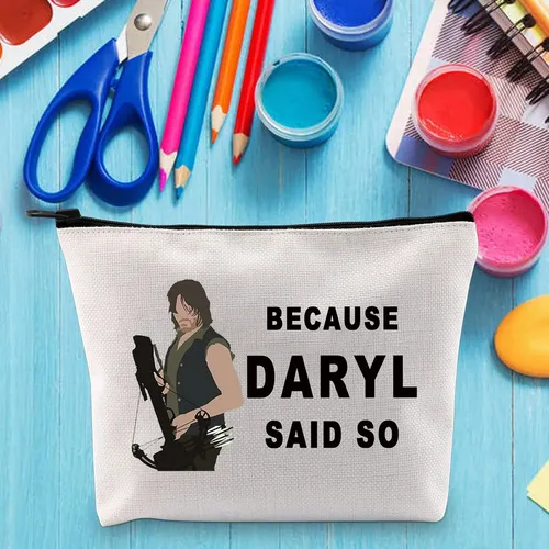 Bolsa De Maquillaje Cosmética Levlo Daryl Quote Daryl Fans D