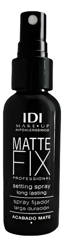 Matte Fix Spray Fijador De Maquillaje Idi Hipoalergénico