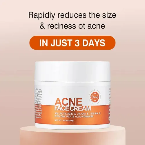Crema Facial Antiacné Apta Para Todo Tipo De Piel Sensible.