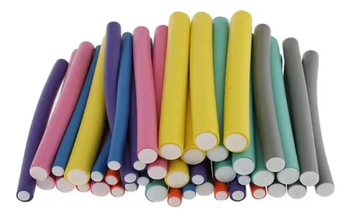 A 42 Piece Lightweight Flexible Sponge Wave Twist Rods 18