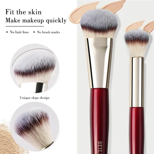 Set De Brochas De Maquillaje Beili 15 Piezas Profesional Sin