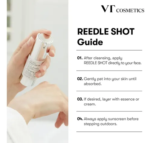Sérum VT Reedle Shot 300 con Cica y Microagujas para Arrugas y Poros – 50 mL