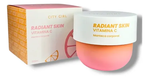 Manteca Corporal Radiant Skin Vitamina C 250ml City Girl