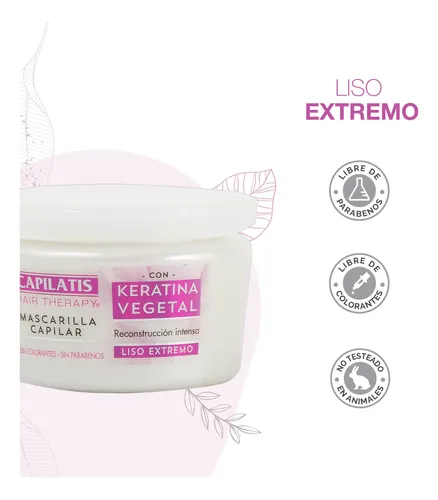 Mascarilla Capilatis Con Keratina Vegetal