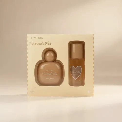 Set D Regalo Mujer Perfume+body Splash Caramel Kiss Citygirl