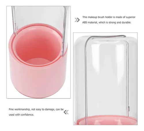 Estuche For Brochas De Maquillaje, Con Tapa Y Grande