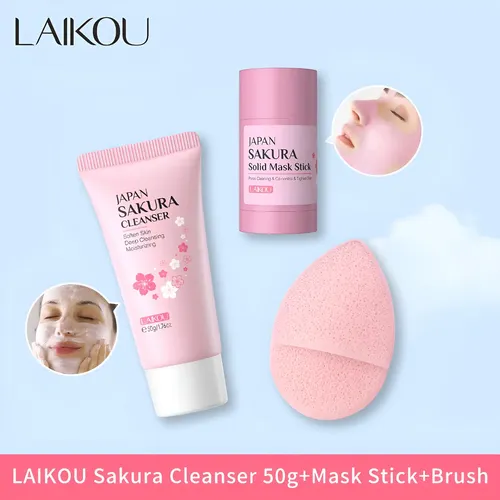 Rui  Set Limpiador Removedor De Puntos Negros Laikou Sakura