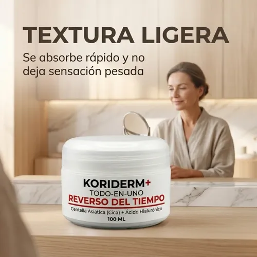 Crema Antiedad Koriderm Peptidos Antiarrugas Glow 100ml 2×1