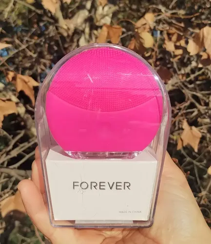 Cepillo Facial Eléctrico Exfoliante Rosa