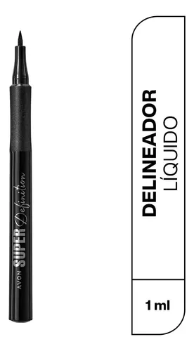 Avon Delineador Liquido Súper Definicion Negro Efecto Mate