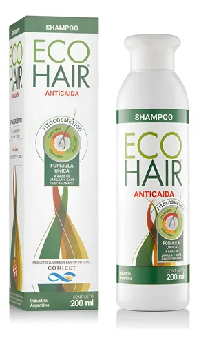 Shampoo Ecohair Anticaída 3 en 1 en botella de 200mL por 1 unidad