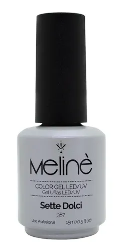 Kit X4 Esmaltes Meliné Gel On-off Color Uñas Semipermanente