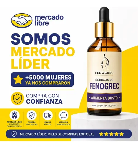 Combo X4 Aceite Fenogreco Aumenta Busto Y Glúteos
