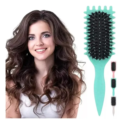 Pincel Bounce Curl Brush, Peine Rizado Define Style 2 Pzs Ne