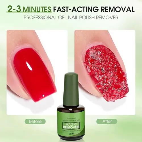 Removedor De Gel Para Uñas Cosmoo 15 Ml (2 Piezas)