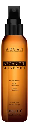 Fidelite Brillo Instantáneo Argán + Protector Termico Caviar