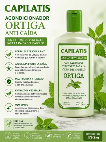 Acondicionador Capilatis Ortiga Anti Caida 410 Ml
