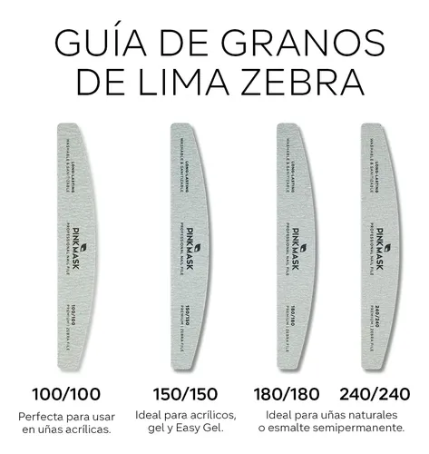 Lima Para Uñas Zebra Grit 150/150