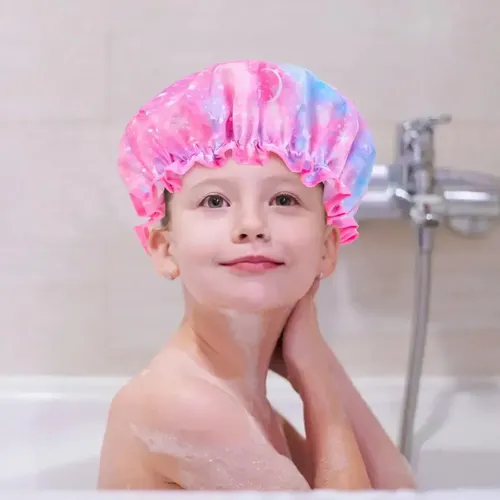 Gorro De Baño Infantil, Paquete De 3, Gorro De Ducha Grande