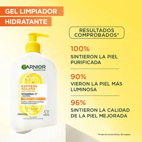 Crema Limpiadora Vitamina C Garnier 250ml