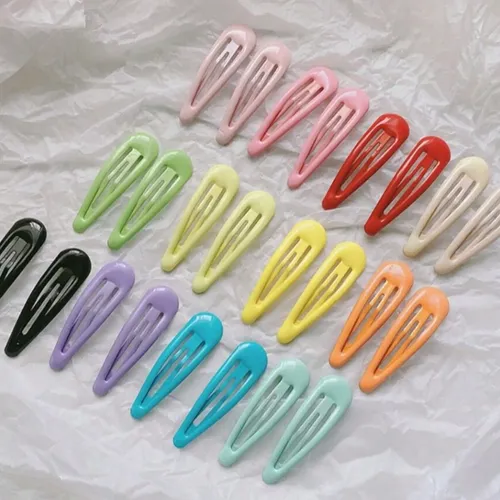 100 Hebillas De Pelo Broche Tic Tac Blister Unidades Surtido