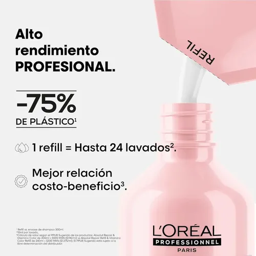 Loreal Professionnel Shampoo Vitamino Color Refill X240ml