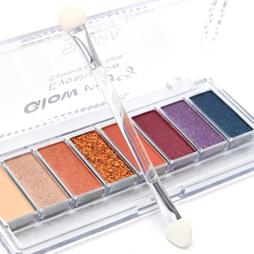 Paleta Sombras Ojos Skora Glow Vibes 8 Tonos Con Aplicador