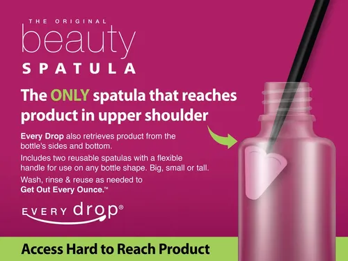 Espátula De Belleza Every Drop, Lavable Y Reutilizable