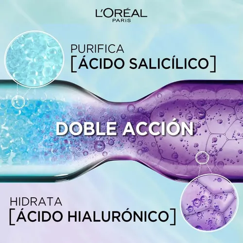 Shampoo Elvive L’Oreal Paris Hialurónico Hialurónico Pure Raíces Grasas Puntas Deshidratadas x370 ml