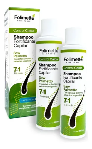 X2 Shampoo Para Caída Del Cabello Pelo Alopecia Androgénica