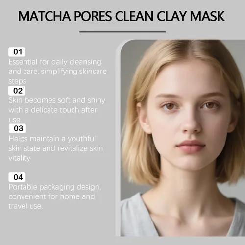 Mascarilla De Barro Limpiadora De Poros Matcha 1ud