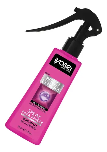 3 Spray Para Peinar Brillo Extremo X 200ml Iyosei