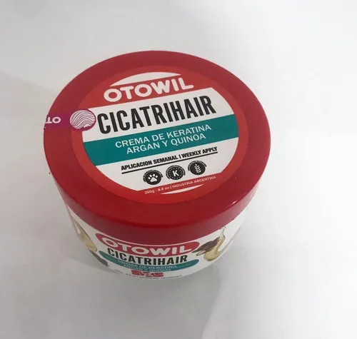 Baño De Crema Cicatrihair Keratina, Argán Y Quinoa X 250gr