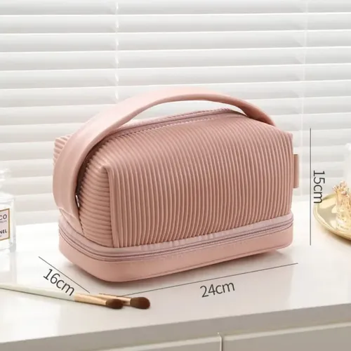 Neceser Estuche Porta Cosméticos Maquillaje 2 Compartimento