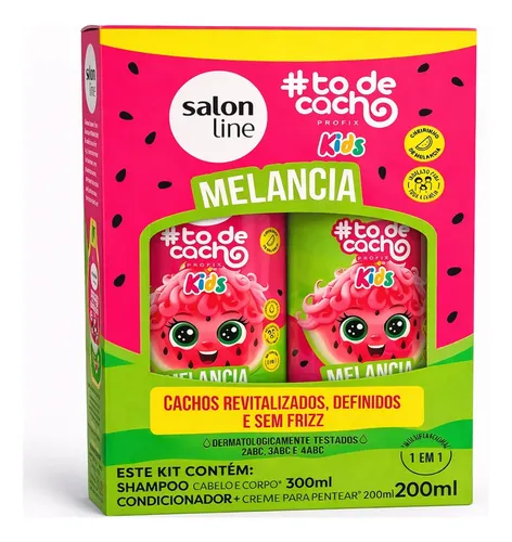 Salon Line Kids Melancia Sandia Shampoo+acondicionador