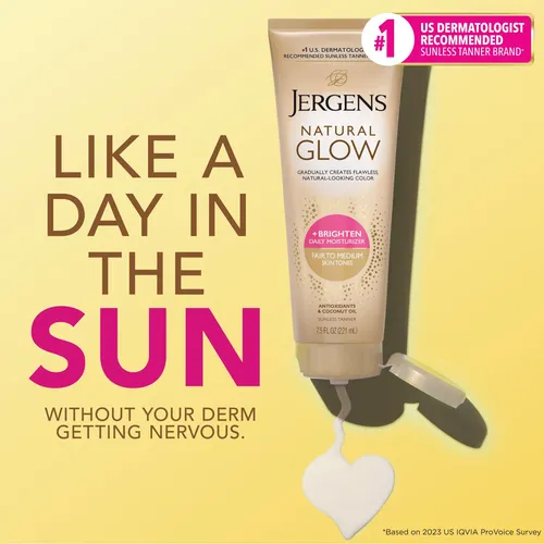 Loción Autobronceadora Jergens Natural Glow, 7.5 Onzas